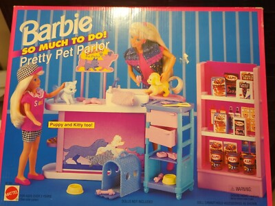 Barbie So Much to Do, Pretty Pet Parlor Playsets NIB