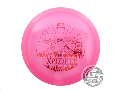 NEW Latitude 64 2023 GBO Glimmer Opto Ice Explorer 174g Pink Driver Golf Disc