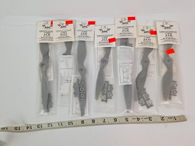 7 APC Composite Propellers Thin Electric 8x4E, 8x6, 8x6E, 8x8E, 9x6E, (2)9x9E