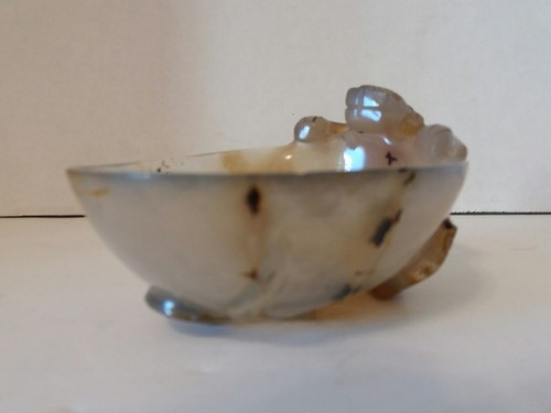 Antique Chinese Carved Agate Cup