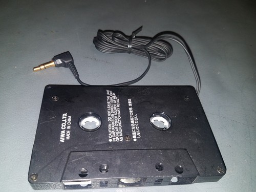 Aiwa Car Audio Cassette Adaptor model CAP-6 VG used tested mp3 ipod to cassette