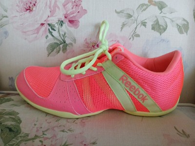 New Women's Reebok Jogger Gym Shoes Neon Orange Pink Size US 7.5