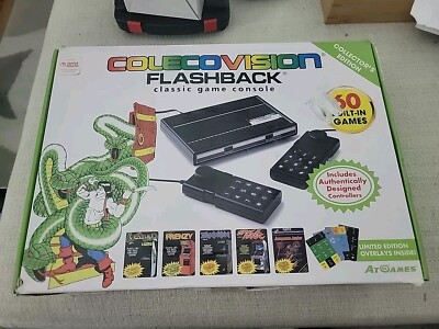 ColecoVision 32MB Black Console W/ 60 Games Built In  Never Used!!