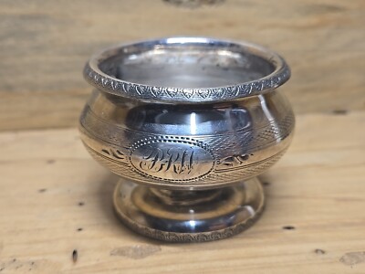 Roger Smith & Co. New Haven 1859 Silver Plate Sugar Bowl B99