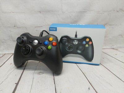 Voyee Brand Xbox 360 Black Wired Controller In Box