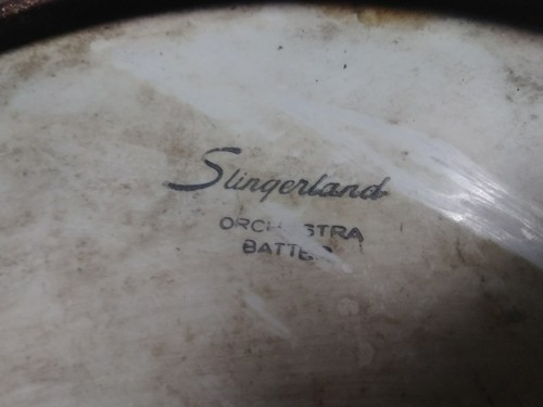 Vintage Slingerland Purple Sparkle Floor Tom Tom  Drum