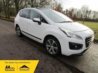 PEUGEOT 3008 1.6 HDi Allure - White, Black Half leather, SAT NAV, Pan Roof,