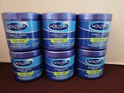 6 Pack Noxzema Original Deep Cleansing Cream 12Oz Each