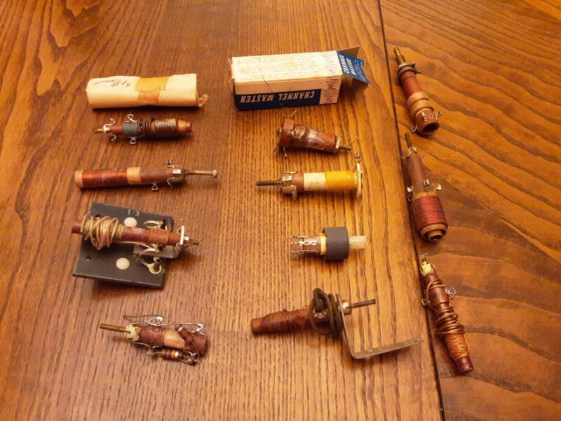 1930s 1940s Adjustable Tuneable RF Coil Lot