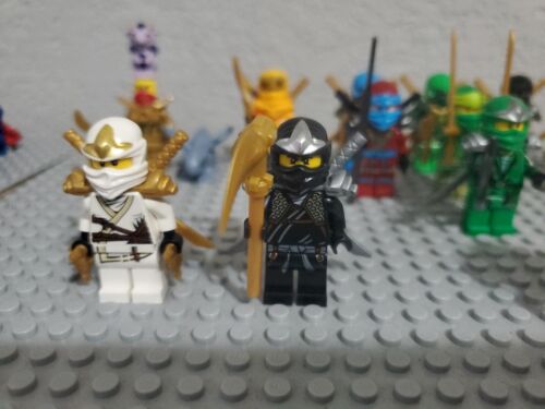 LEGO Ninjago New Cole ZX Minifigure w/Golden Weapon from LEGO Ninjago New Cole ZX Minifigure w/Golden Weapon from
