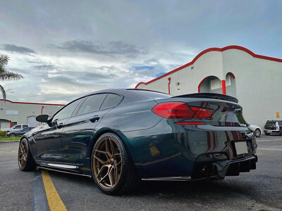 BMW F06 6-Series ABS Euro Rear Trunk Performance Spoiler Lip Wing Sport Lid M M6