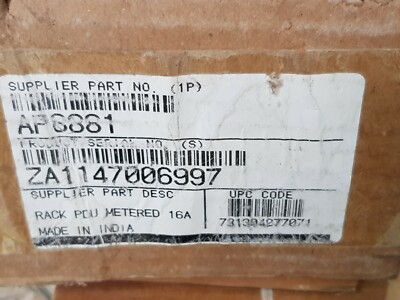APC AP8881 Rack Power Distribution Unit metered 3 Phase RACK PDU 230V 16A