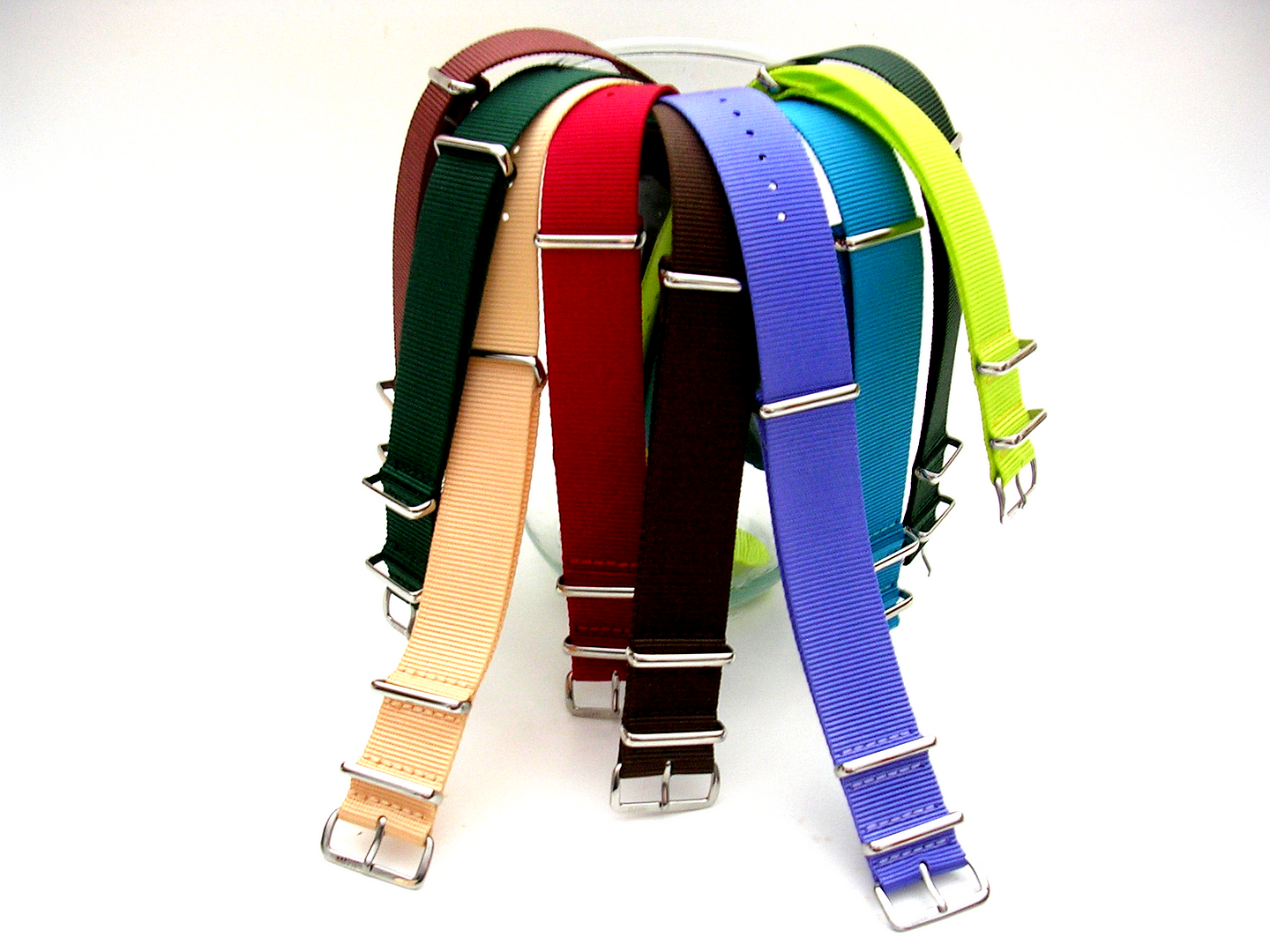 NATO ® strap watch band G10 nylon Military RAF stitch bond replacement IW SUISSE