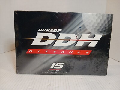 Dunlop DDH 110 Steelcore Distance Golf Balls Box of 15 Unopened