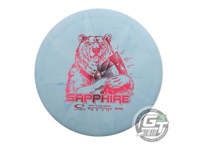 NEW Latitude 64 Retro Burst Sapphire 161g Blue Red Foil Driver Golf Disc