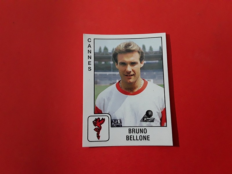 Panini Football 90 Bruno Bellone Cannes #87