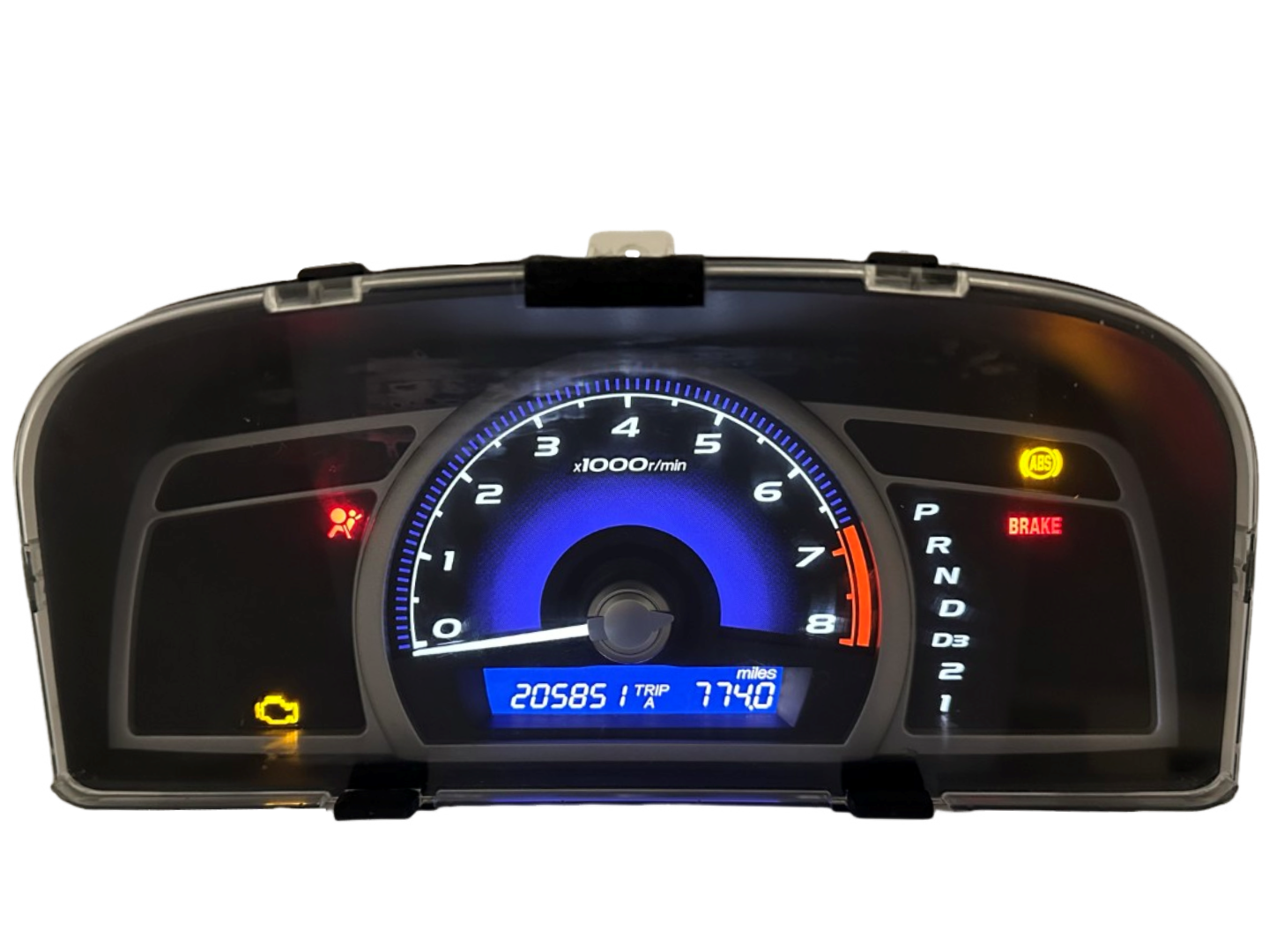 2006 - 2011 Honda Civic EX/ LX/ EXL/ SE 4-Door Instrument Cluster 205,851 Miles