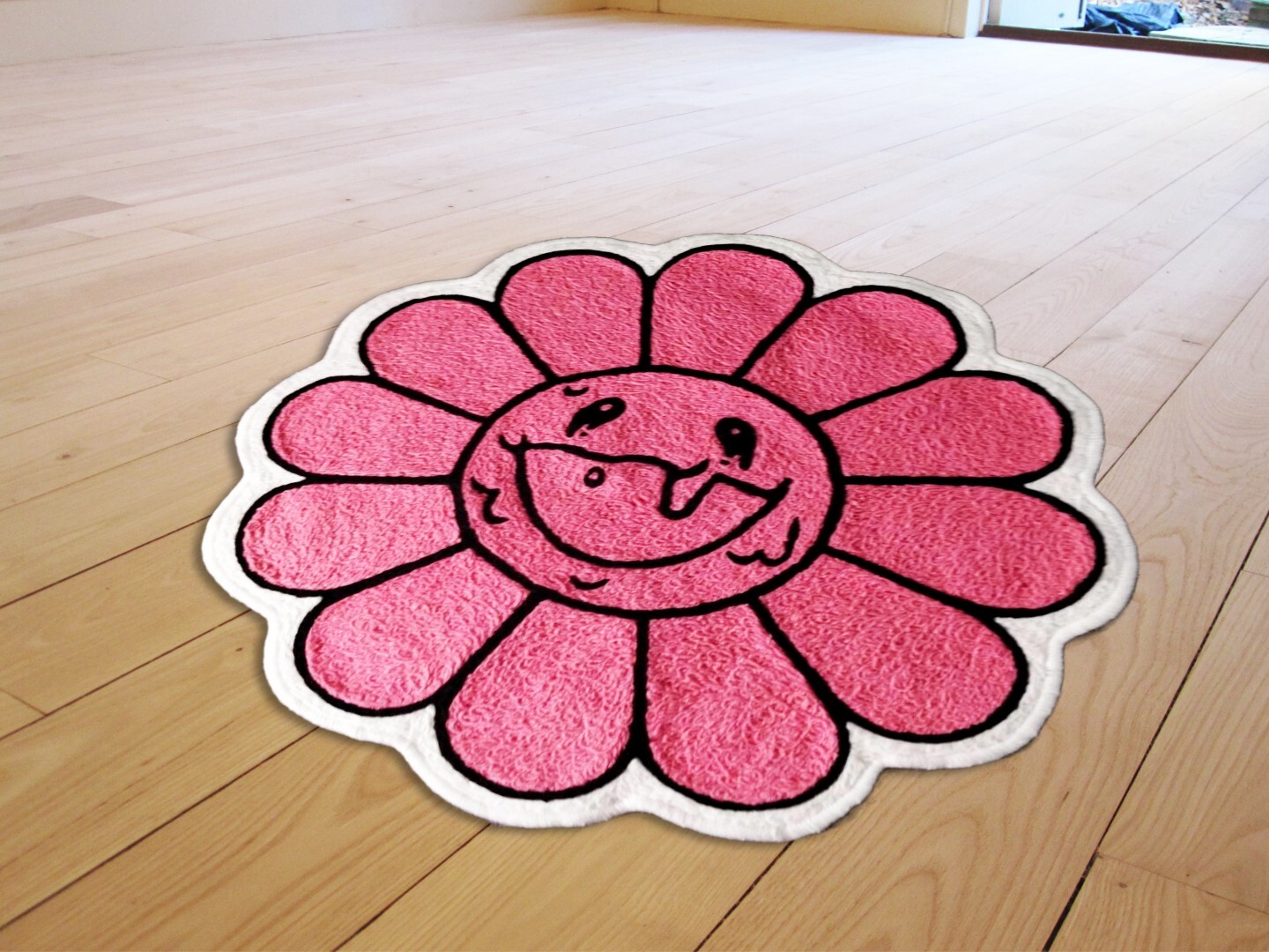 Flower Floor Mat Rainbow Zingaro 村上隆マット Flower Floor Mat Rainbow Zingaro 村上隆マット