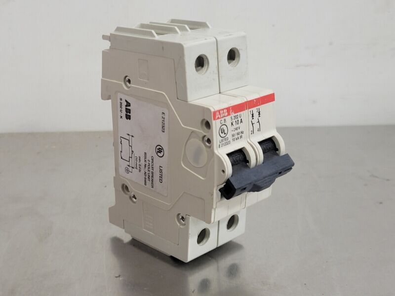 Abb 10 Amp 2 Pole Circuit Breaker S202u-k E212323