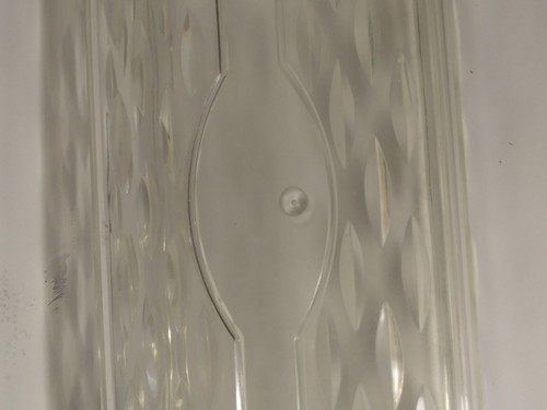 Vintage Acrylic Lucite Clear Tissue Box Cover Holder Rectangle Mid Century MCM