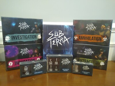 Sub Terra Kickstarter All-In Pledge - Inside the Box Horror Board Game - Sealed
