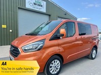 2020 Ford Transit Custom 2.0 320 EcoBlue Limited Crew Van Auto L1 H1 Euro 6 (s/s