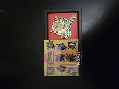 FiGPiN Mystery Mini Teenage Mutant Ninja Turtles  Enamel Pin Uncommon Leonardo 