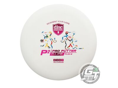 NEW DiscMania GRATEFUL DEAD D-Line Flex 2 P2 176g White B Putter Golf Disc
