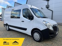 2019 VAUXHALL MOVANO 2.3 CDTi 130 WELFARE CREWCAB MWB AIR CON MICROWAVE HEATER