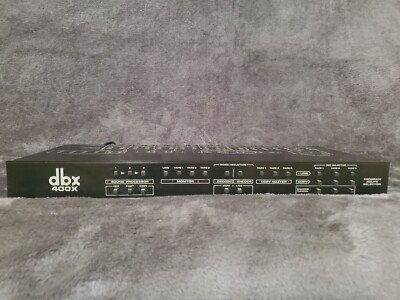 DBX 400 Active Program Route Selector Untested Sold As Is Powers On
