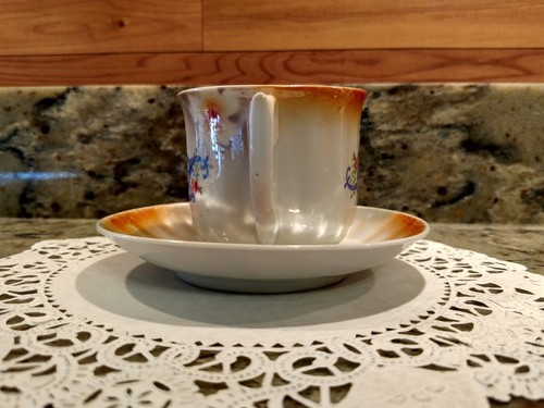 VINTAGE CHINA TEA CUP & SAUCER SET MADE IN GERMANY
