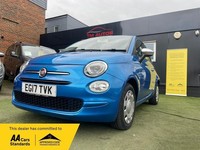 2017 Fiat 500 1.2 Mirror Euro 6 (s/s) 3dr Petrol