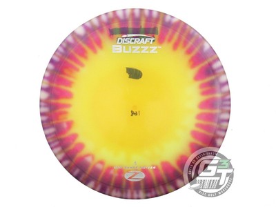 USED Discraft Z FLY DYE Buzzz 168g Purple Burst Midrange Golf Disc