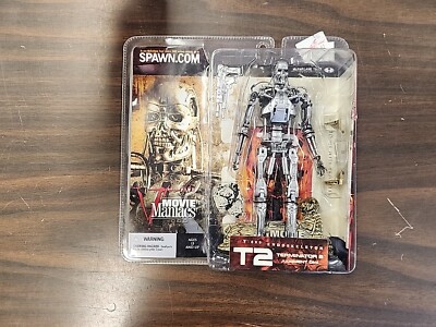 T-800 Endoskeleton T2 Terminator 2 McFarlane Movie Maniacs Series 5 2002