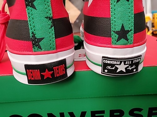 Pre-owned Converse X Denim Tears Chuck Taylor 70 High Top Green Black Beauty Juneteenth Us In Multicolor