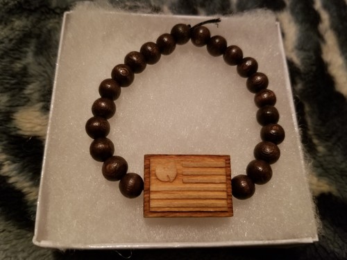 GOOD WOOD X WU TANG BROWN WOOD BRACELET OLD SCHOOL RARE wu wear