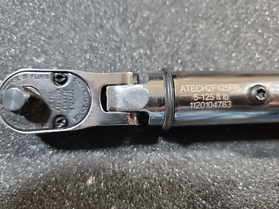 Snap-on Tools ATECH2F125RB 3/8'' Drive Flex-Head TechAngle Torque Wrench
