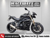 TRIUMPH SPEED TRIPLE 1050 ABS 2013 13 REG 23,879 MILES BLACK USED MOTORCYCLE
