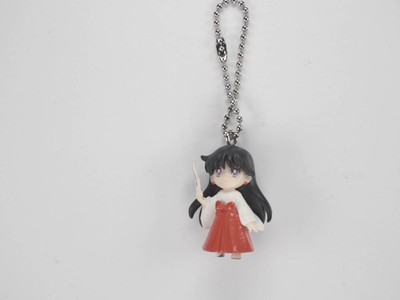 Sailor Moon Gashapon Swing Part 4 Keychain Figure Doll - REI Miko Priestess-ecsl