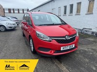 2017 Vauxhall Zafira Tourer 1.4i Turbo Design Euro 6 5dr MPV Petrol Manual