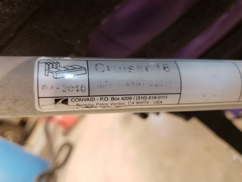 Purple Convaid Crusier 16 special needs Stroller Transport Handicap wheelchair