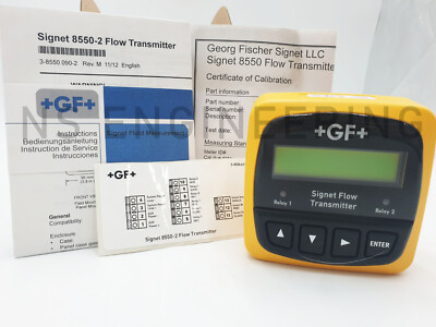 GF+ / GF / Georg Fischer / 385502 / 3-8550-2 / Flow Transmitter / FREE SHIPPING