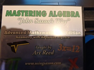 Mastering Algebra - Geometry with Advanced Algebra DVDs