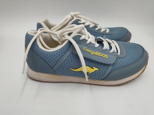 Kangaroo 青 レザー スニーカー s-l400.jpg