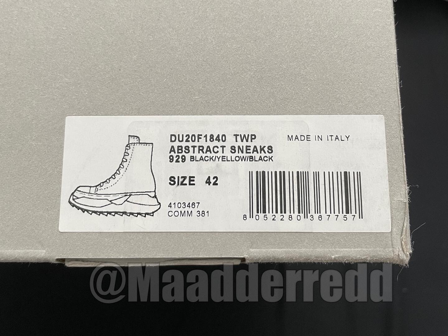 靴 Rick Owens DRKSHDW ABSTRACT 41 Rick Owens DRKSHDW 