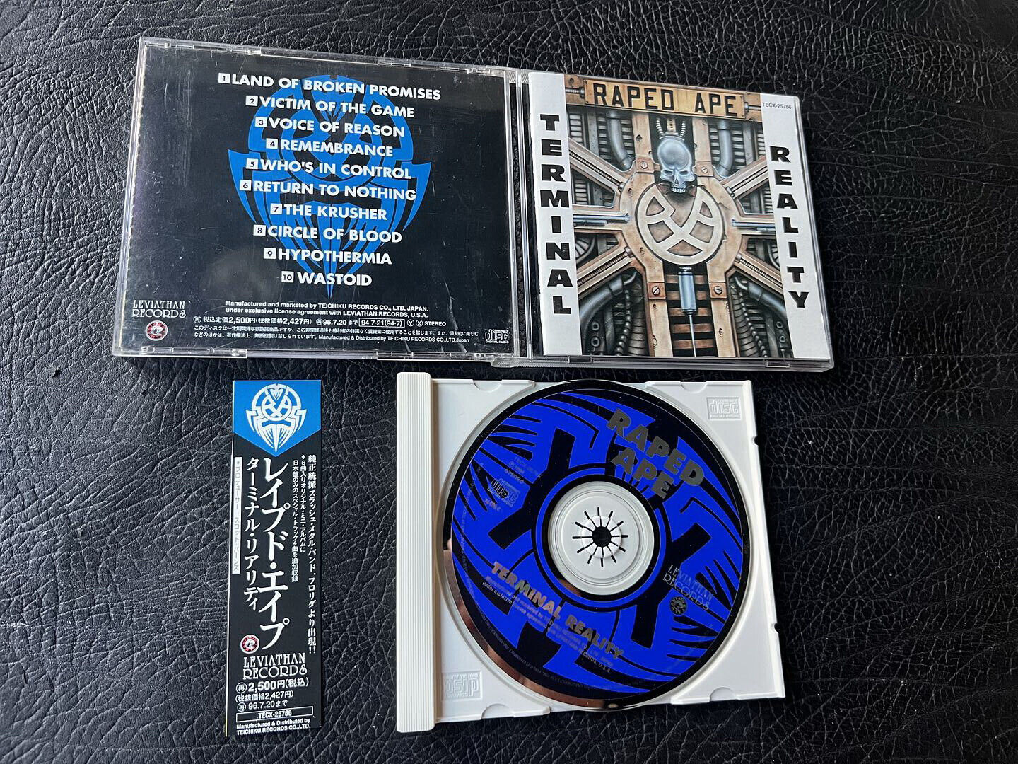 RAPED APE terminal reality JAPAN CD ORG 1994 TECX-25766 THRASH METAL RAPED APE terminal reality JAPAN CD ORG 1994 TECX-25766 THRASH METAL