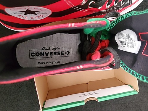 Pre-owned Converse X Denim Tears Chuck Taylor 70 High Top Green Black Beauty Juneteenth Us In Multicolor