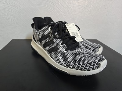 Adidas Men's Cloudfoam Racer TR DA9305 Black & White Running Shoes US Size 7