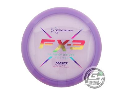 USED Prodigy Discs 400 FX3 173g Purple Rainbow Foil Fairway Driver Golf Disc