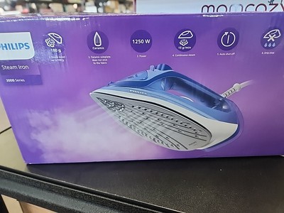 Philips 3000 Series Steam Boost 2400W Clothing Iron Blue - Netherlands Brand